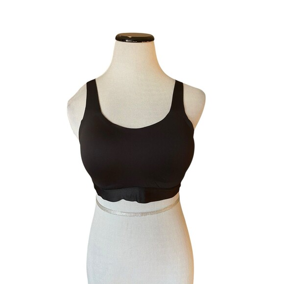 Lululemon Womens Fine Form Bra Size 34C Black Convertible Straps Wireless Yoga - Picture 2 of 13